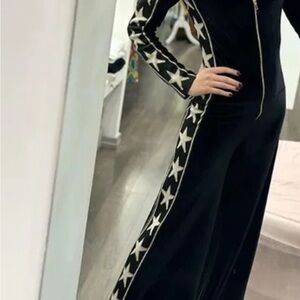 Velvet star bell jumpsuit size xl